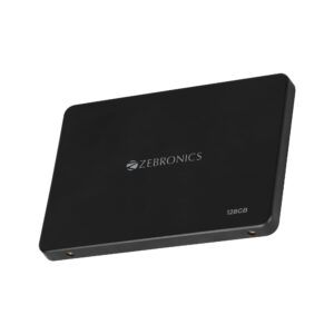 Zebronics 128GB SSD, 2.5 Inch Internal Drive, 550MB/s Read & 500MB/s Write, Faster Than HDD, Low Power Consumption, Silent Operation, S.M.A.R.T Support, High Performance Storage (SD13A)