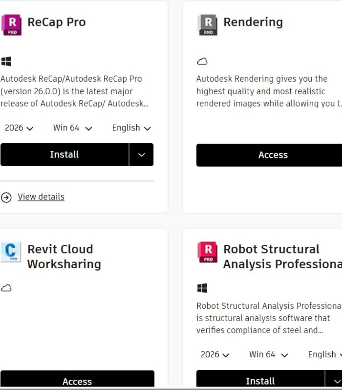 AutoCAD + 40 Auto Desk Apps 3 Years Subscription. DELIVERY IN 2 HOURS Genuine License Worldwide Activation (Latest 2027 Edition with Ai) 3 Years Subscription (Works on 2 Devices) (For Win, MacOS, M1, M2, M3, M4)