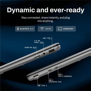 Primebook 2 Neo (2026) | 6GB RAM, 128GB Storage (Upgradable Upto 512GB) | MediaTek Helio G99 | Android 15 (PrimeOS3.0) | in-Built AI | 11.6” Thin & Light Laptop | Type-C, USB, MicroSD Ports